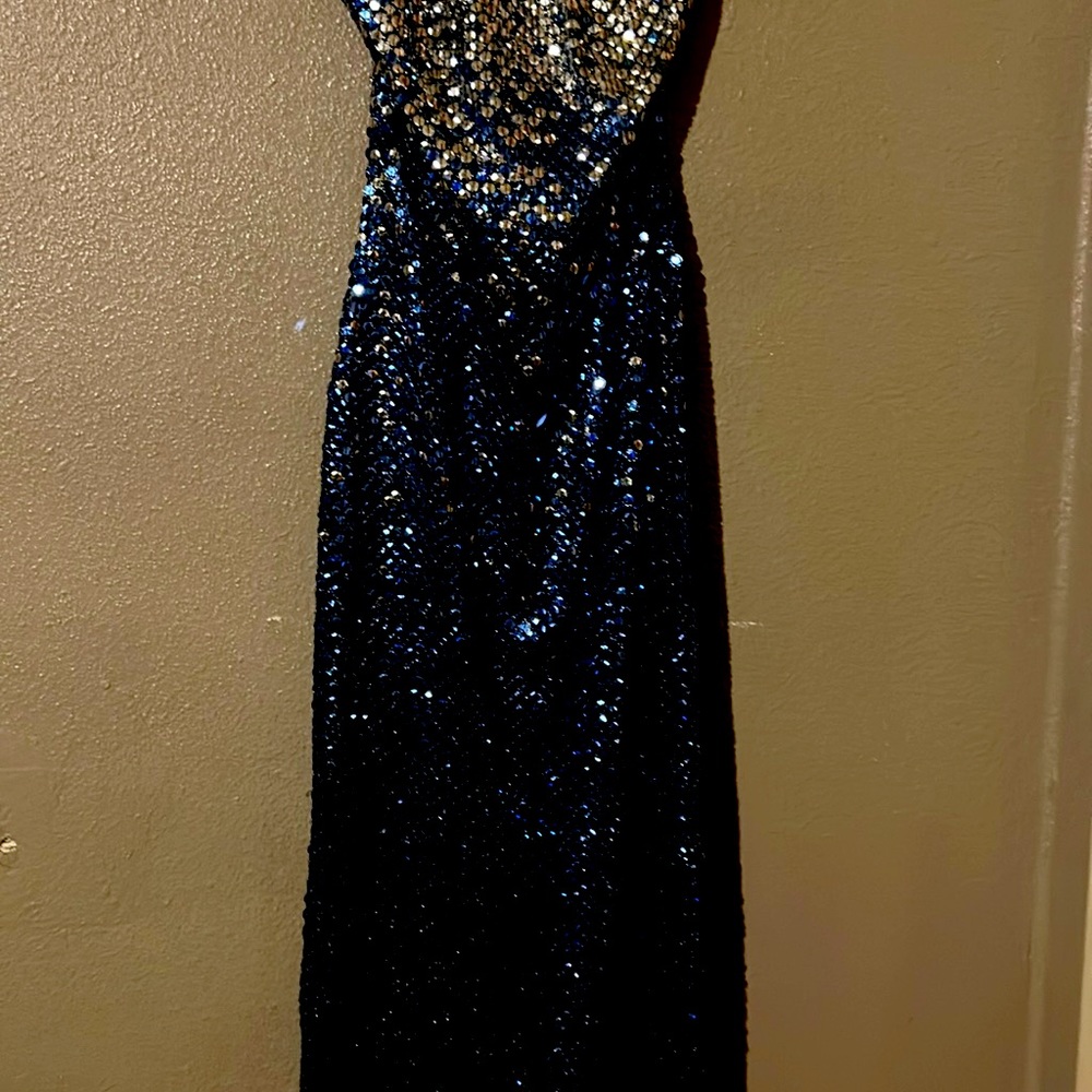 Dark Blue Sequin dress
